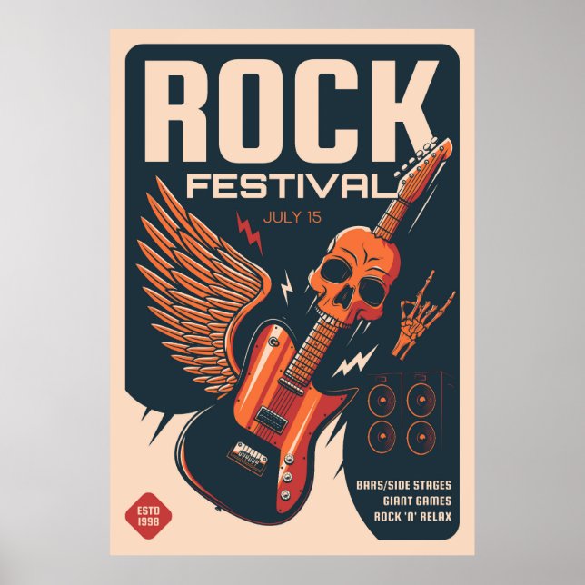 Poster Festival Rock (Frente)