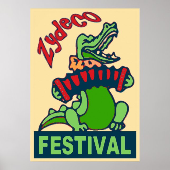 Poster Festival Zydeco (Frente)