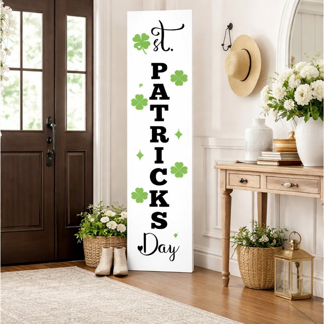 Poster Festive Shamrock St. Patricks Day Décor (Criador carregado)