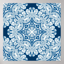 Festivo Blue Mandala