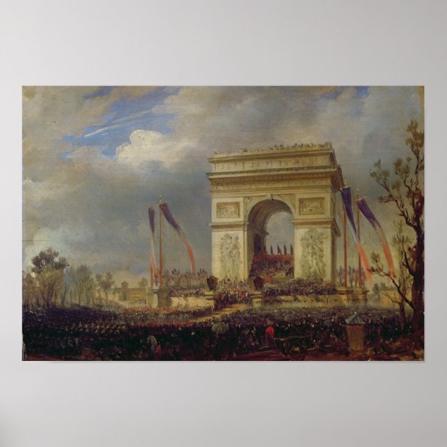 Póster Fete de la Fraternite no Arco de Triomphe (Frente)