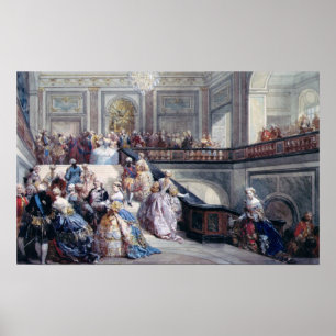 Póster Fete no castelo de Versalhes