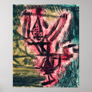 Poster Feuer Clown I (Fire Clown), (1921) por Paul Klee