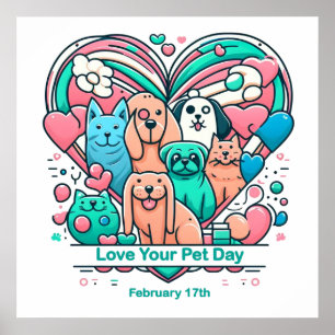 Poster Fev 17 Adorei seu dia de estimação