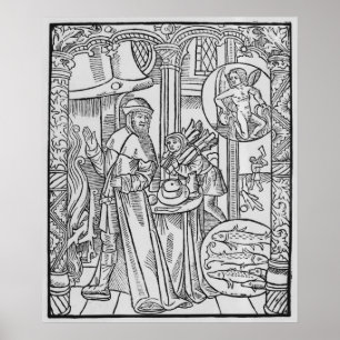 Póster Fevereiro, cena interior, Aquário