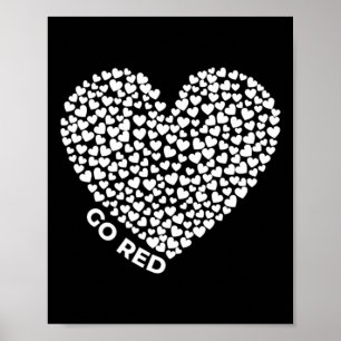 Poster Fevereiro da Heart Health Month American Heart Hea