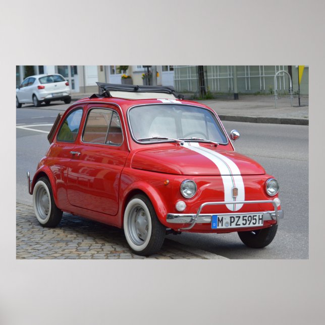 Poster Fiat 500 (Frente)