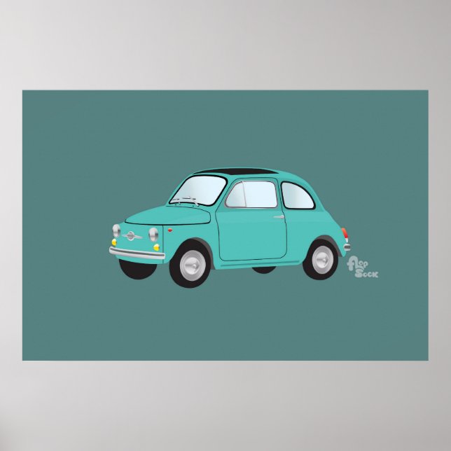Poster Fiat 500 (Frente)