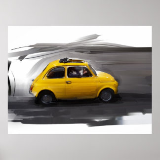 Póster fiat 500