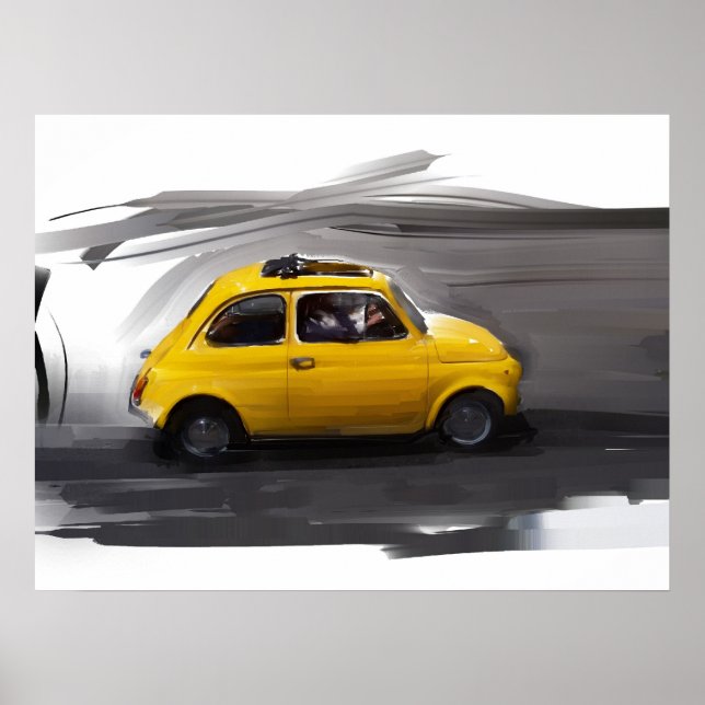 Póster fiat 500 (Frente)