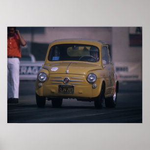 Poster Fiat 600 - Assassino gigante pequeno - arrasto do