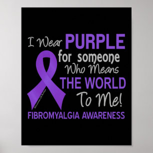 Poster Fibromialgia Para Alguém Que Significa O Mundo Par