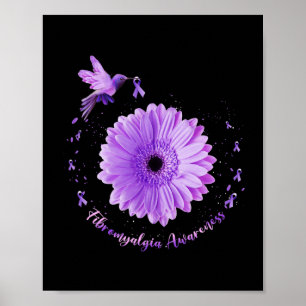 Poster Fibromialgia Roxo Sunfloral Sensibilização