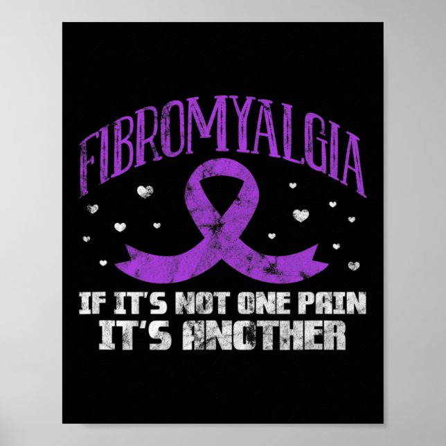 Poster Fibromialgia Se não é uma Dor É outra (Frente)