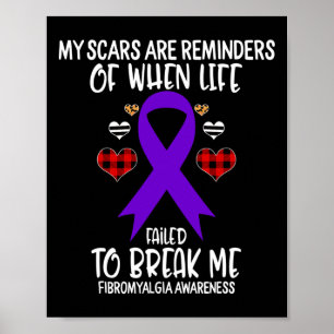 Poster Fibromialgia Sensibilização Guerreira Relembra Lif