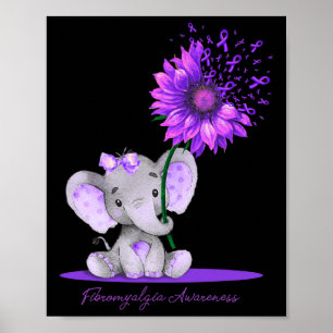 Poster FIBROMYALGIA SENSIBILIZA Pur De Girassol De Elefan