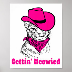 Poster Ficando Enganado Gato Mãe Vovó Ocidental Bachelore