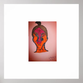 Poster Ficção científica multicolor