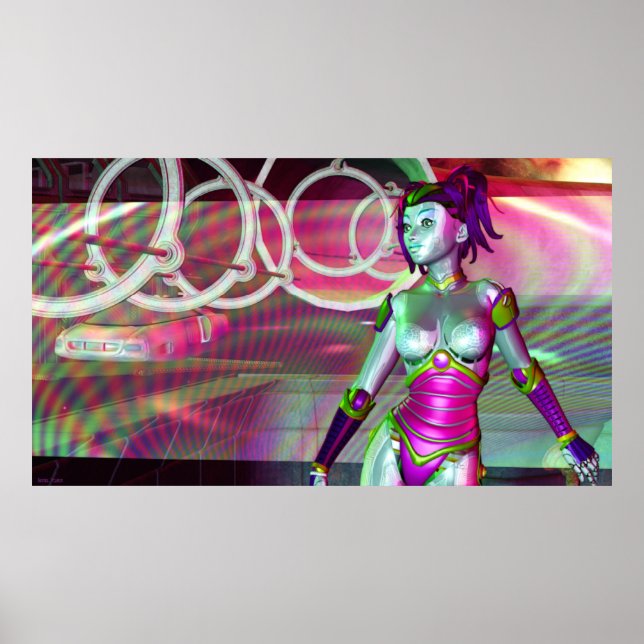 Póster Ficha científica em procissão Robô Panarâmica (Frente)