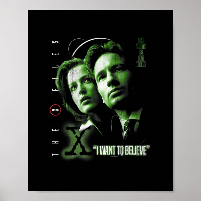Poster Ficheiros X em que quero acreditar (Frente)