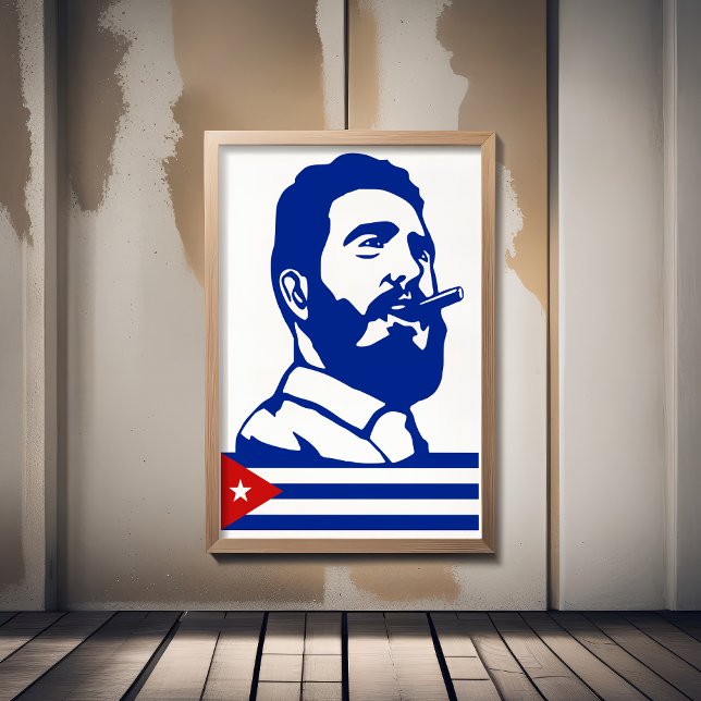 Poster Fidel Castro, Presidente, Revolução, Cuba, Havana (Criador carregado)