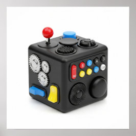 Poster Fidget Cube Stress Toy