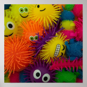 Poster Fidget Toy Squishy Ball