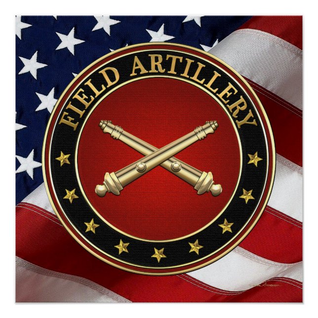 Póster Field Artillery Branch Insignia Special Edition (Frente)