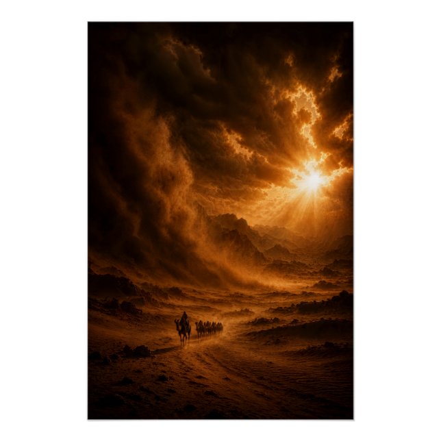 Póster Fierce Desert Sandstorm Poster (Frente)