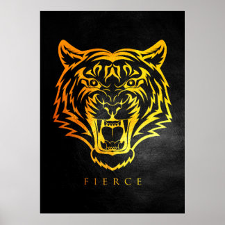 Poster Fierce Tiger