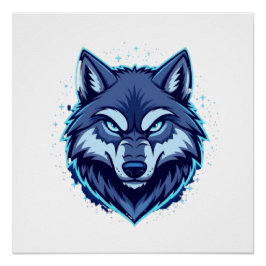 Póster Fierce Wolf – Symbol of Strength and Freedom