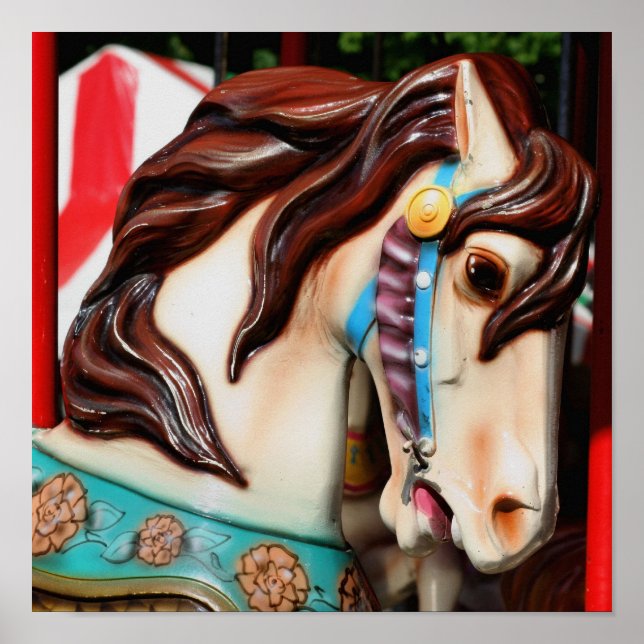 Poster Fiery Carousel Horse (Frente)