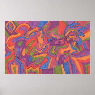 Poster Fiesta, Abstrato original