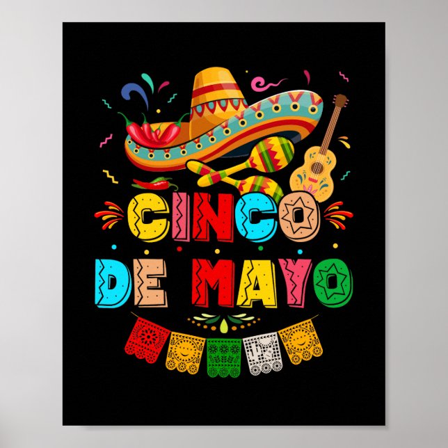 Poster Fiesta Cinco de Mayo (Frente)