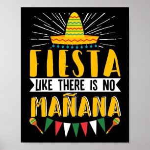 Poster Fiesta Como Se Não Houvesse Manana Cinco De Mayo