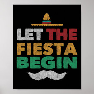 Poster Fiesta, Partido Mexicano Funny Cinco De Mayo
