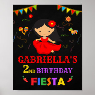 Poster Fiesta - sinal de boas-vindas 1rua First fiesta Gi