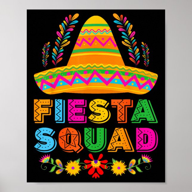 Poster Fiesta Squad Tacos Partido Mexicano Fiesta Squad C (Frente)
