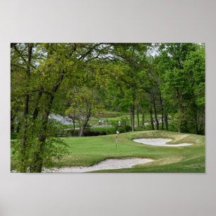 Poster Fifth verde, campo de golfe de Ironhorse, Leawood,