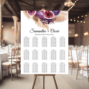 Poster Figos e Pampas roxos da Trendy Beauty