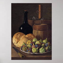 Poster Figos e Pão - Luís Meléndez Cartaz de Arte Fina
