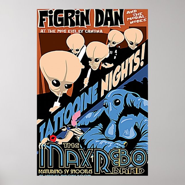Poster Figrin Dan Cantina Banda (Frente)