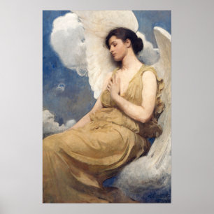 Poster Figura Alada, Pintura Famosa