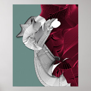 Poster Figura da arte de Digitas