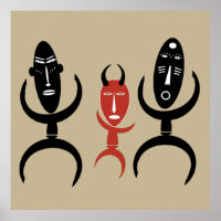 figura da dança do abstrato africano