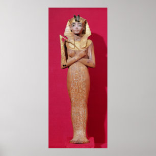 Póster Figura de Shabti do rei do túmulo de Tutankhamun