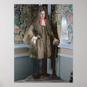 Póster Figura de um homem, c.1690 do conselho do manequim