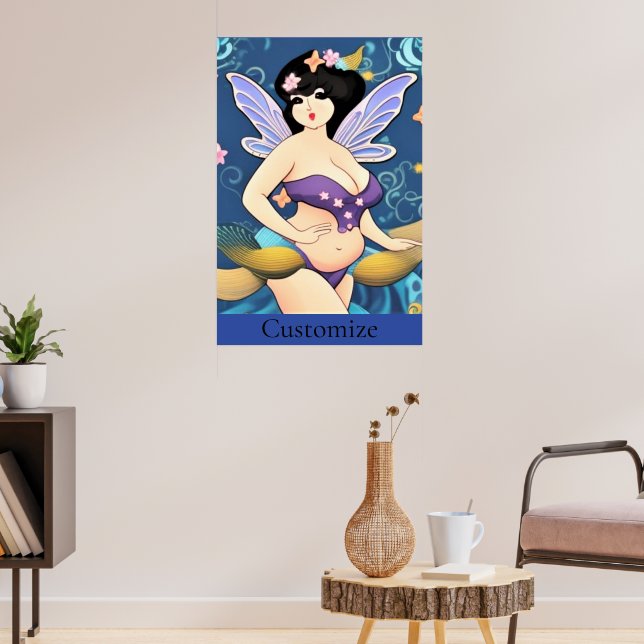 Poster Figura do cheio Deusa Fada Thunder_Cove (Sala de Estar 3)