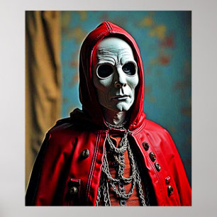 Poster Figura Misteriosa do crânio