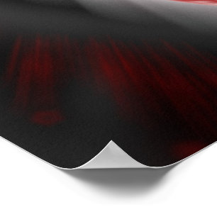 Póster Figura no vermelho